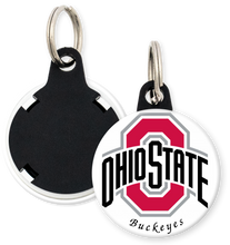 Load image into Gallery viewer, Ohio State University Button Keyring Keychain
