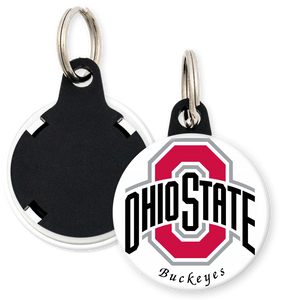 Ohio State University Button Keyring Keychain