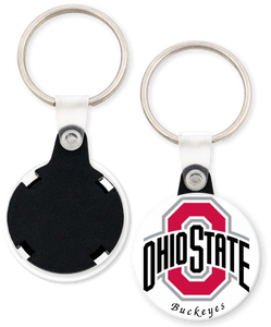 Ohio State University Button Keyring Keychain