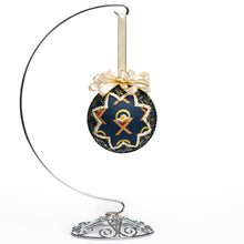 Load image into Gallery viewer, Handmade Heirloom Christmas Ornament with Baby Jesus in Manager
