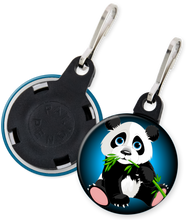 Load image into Gallery viewer, Panda Bear Button Zipper Pull
