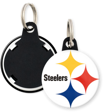 Load image into Gallery viewer, Pittsburg Steelers NFL Football Button Keyring

