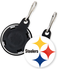 Load image into Gallery viewer, Pittsburg Steelers NFL Football Button Magnet Zipper Pull
