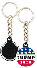 Load image into Gallery viewer, Trump 2020 campaign button keychain
