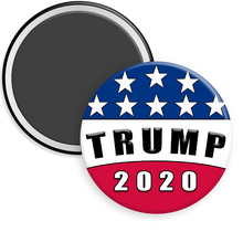 Load image into Gallery viewer, Trump 2020 campaign button magnet
