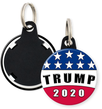 Load image into Gallery viewer, Trump 2020 campaign button keyring
