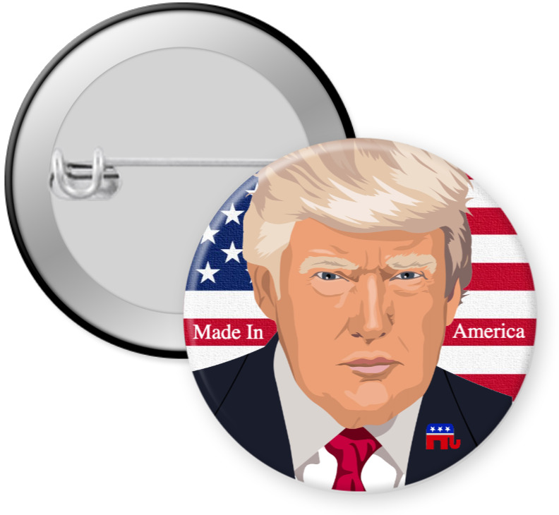 Trump 2020 campaign button pinback