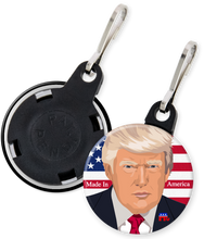 Load image into Gallery viewer, Trump 2020 campaign button zipper pull
