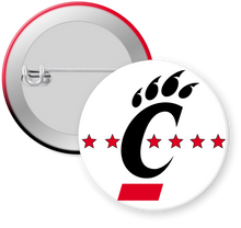 Load image into Gallery viewer, University of CIncinnati Button Pin
