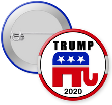 Load image into Gallery viewer, Vote for Trump 2020 Campaign Button Pin
