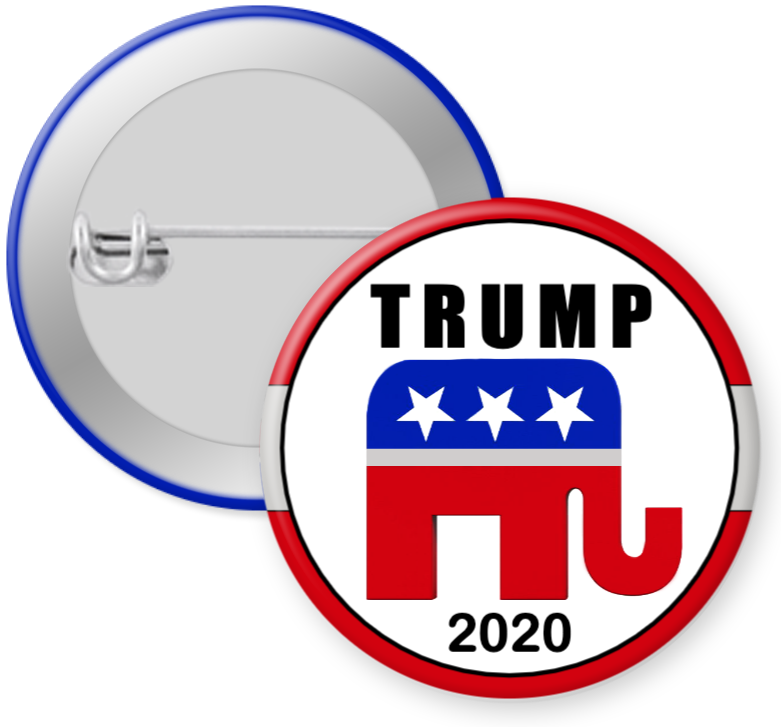 Vote for Trump 2020 Campaign Button Pin