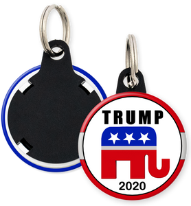 Vote for Trump 2020 Campaign Button Keyring