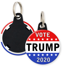 Load image into Gallery viewer, Trump 2020 Campaign Button Keyring
