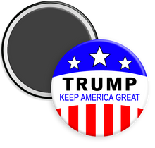 Load image into Gallery viewer, Trump Keep America Great Trump 2020 Campaign Button Magnet
