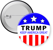 Load image into Gallery viewer, Trump Keep America Great Trump 2020 Campaign Button Pin
