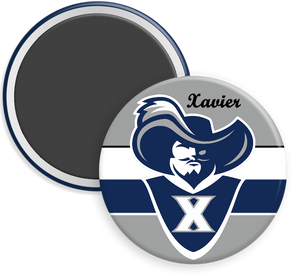 Xavier University Button Magnet