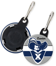 Load image into Gallery viewer, Xavier University Button Zipper Pull
