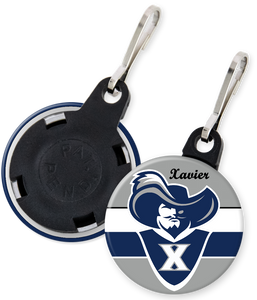 Xavier University Button Zipper Pull