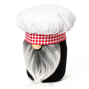 Little Chef Kitchen Gnome in red and white