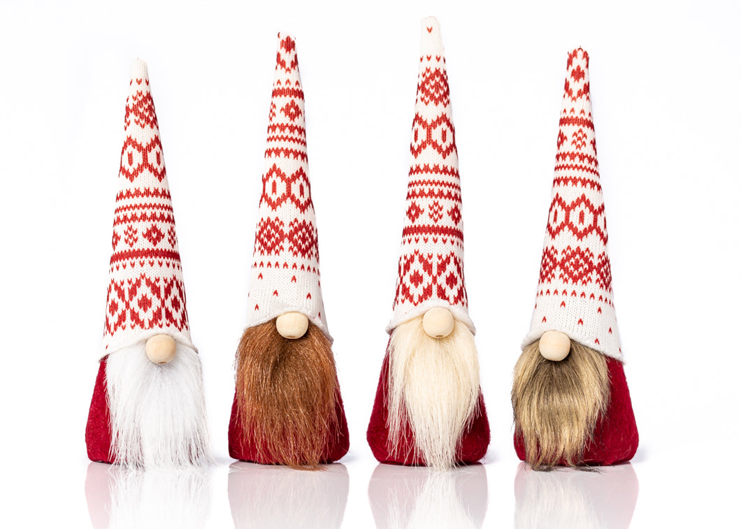 Handmade Christmas holiday fabric elf gnomes
