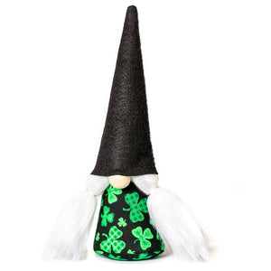 St Patrick's Day Gnomes Nordic Style Scandinavian Swedish Tomte with Green Shamrock